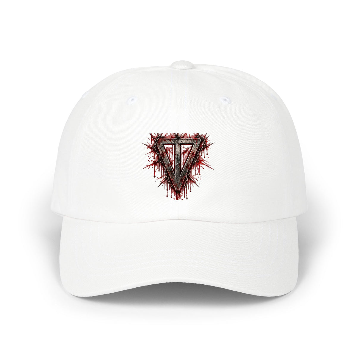 Dad Cap — Distressed Military Triangle Logo Hat