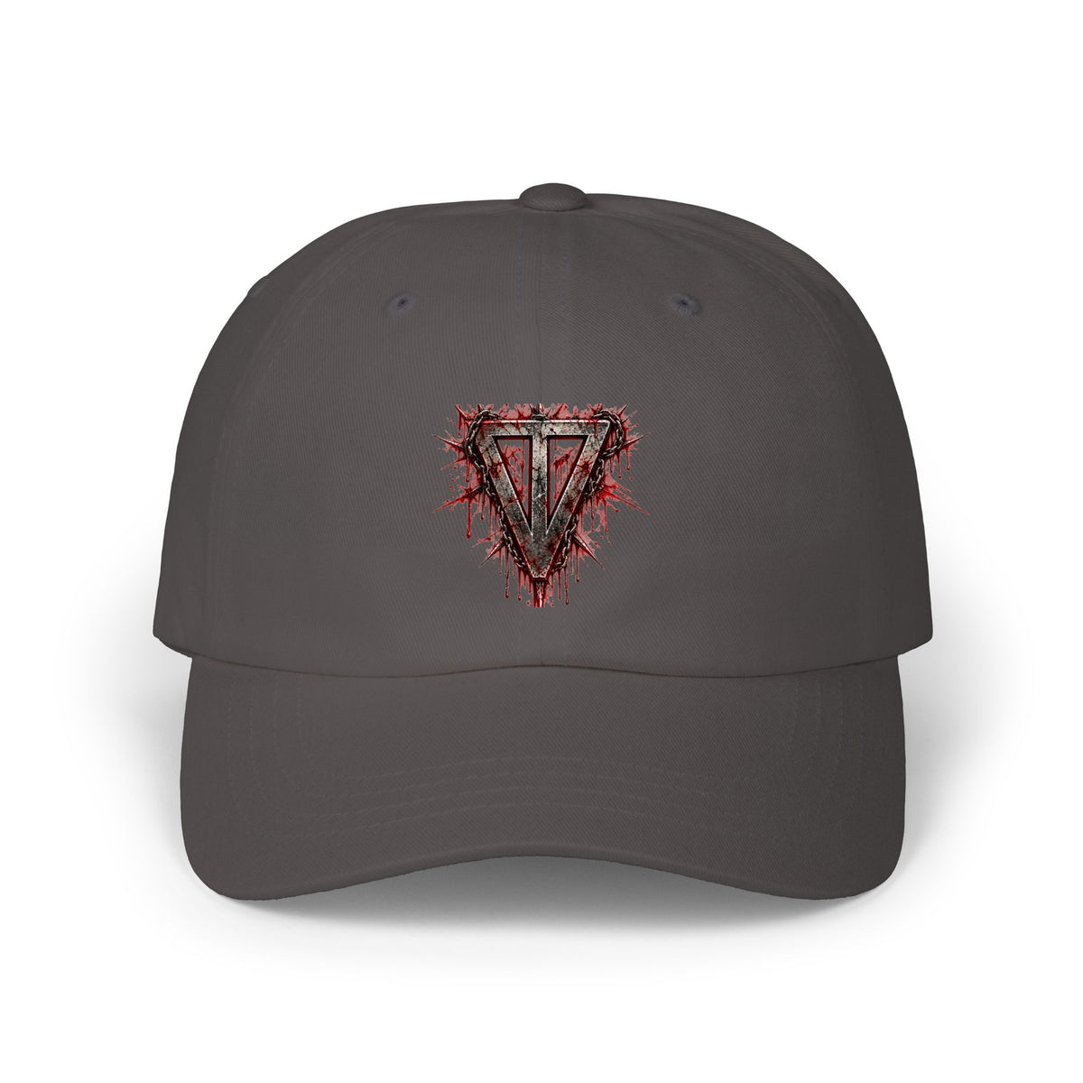 Dad Cap — Distressed Military Triangle Logo Hat