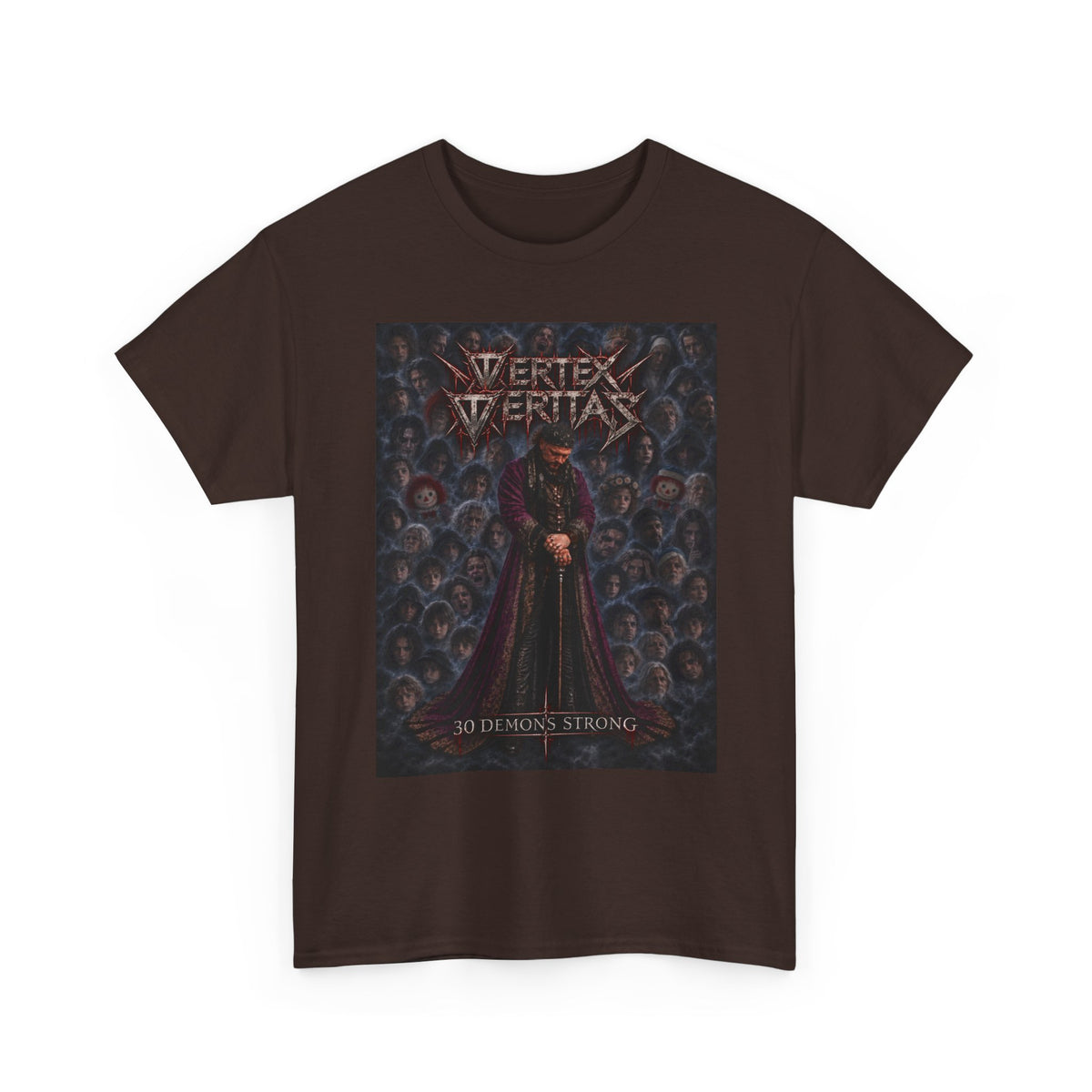 Vertex Veritas Band T‑Shirt — 30 Demons Strong Metal Tee