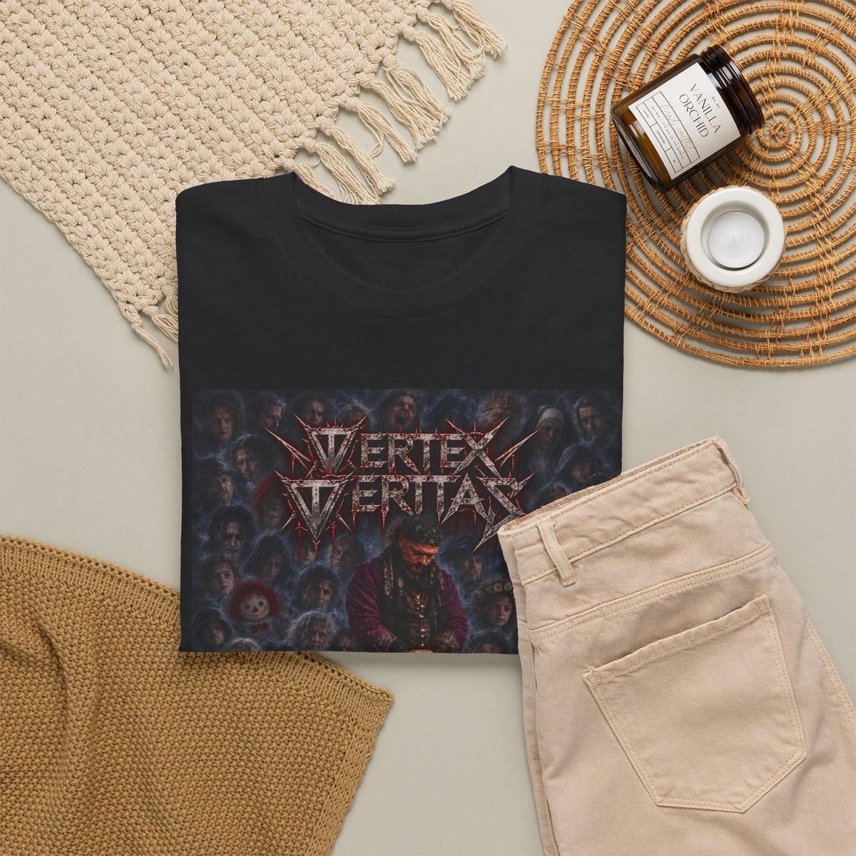 Vertex Veritas Band T‑Shirt — 30 Demons Strong Metal Tee